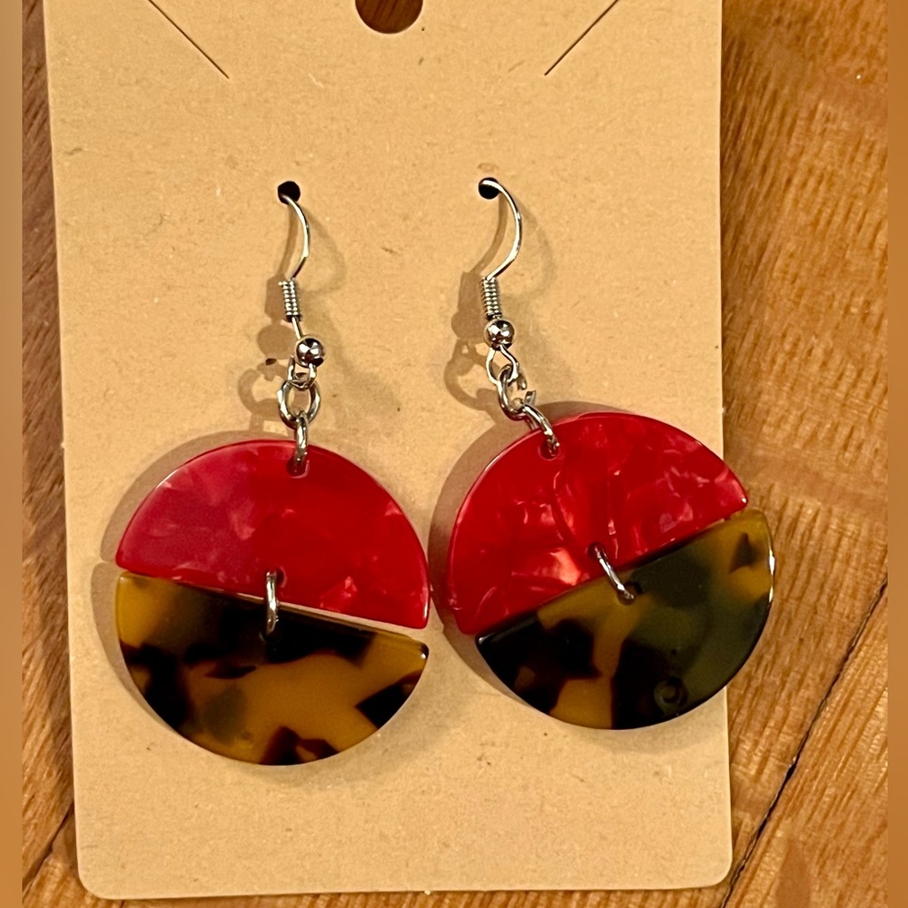 Handmade resin earrings
